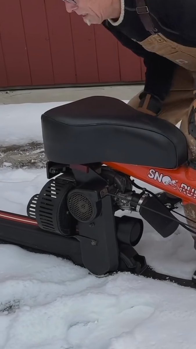 Anyone up for some Christmas in June? This 1979 Chrysler Sno-Runner is a single-passenger snow bike powered by a 134cc two-stroke single driving a rear track through a centrifugal clutch. It cruised onto BaT in December 2022.