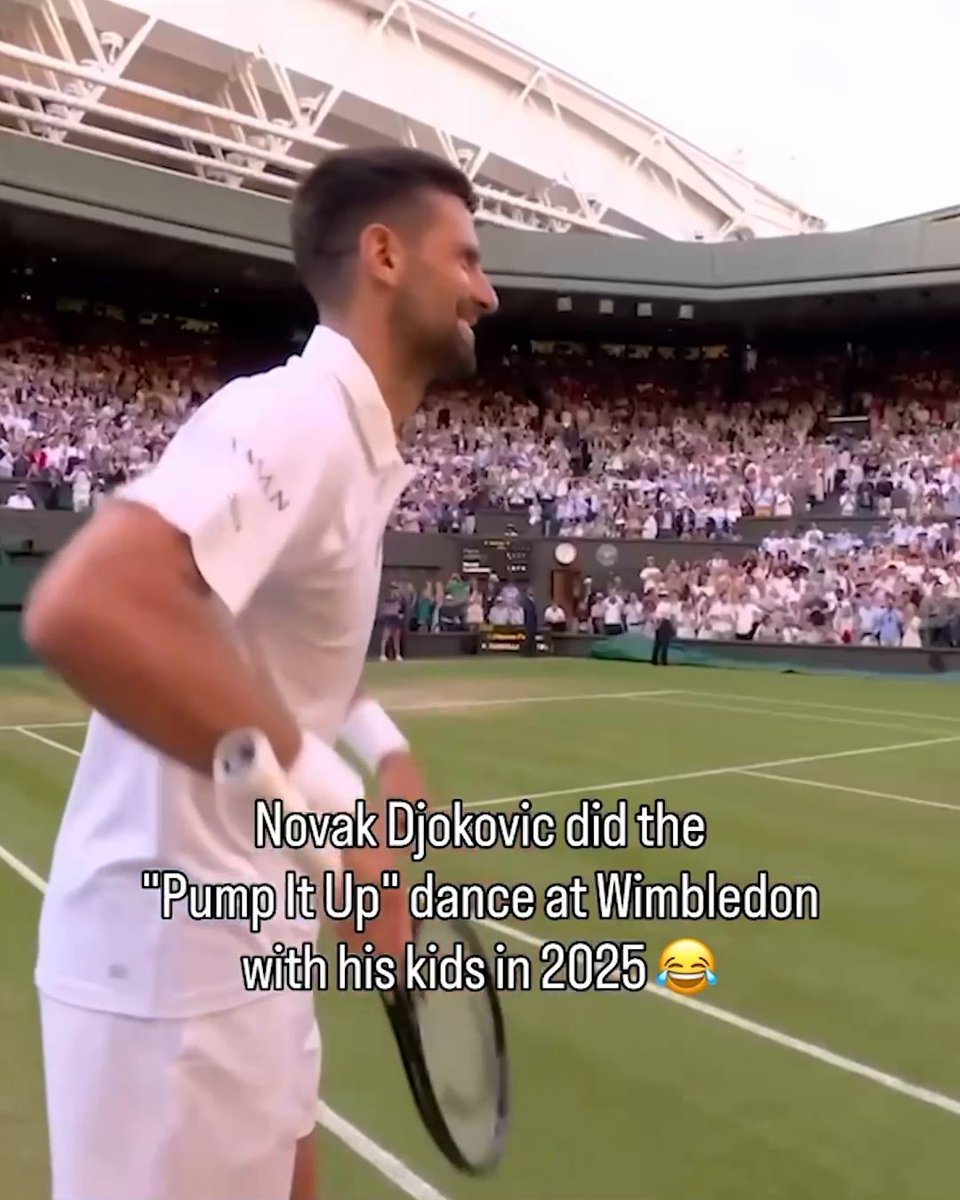 What will Novak Djokovic's signature dance be this year at Wimbledon? 🤔