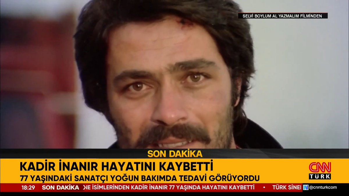 Elveda gözleriyle konuşan adam, elveda Kadir Abi... Türk sinemasının güçlü, mağrur ve unutulmaz "Kadir Abisi" Kadir İnanır’ı kaybettik. Ondan geriye hafızalardan ve kalplerden asla silinmeyecek onlarca eser kaldı. Sevenlerinin ve Türk sinemasının başı sağ olsun...