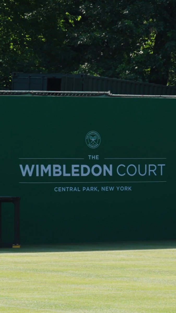 How do you create a pop-up grass court in Central Park? Club Agronomist Mark Ferguson explains the science behind The Wimbledon Court 🌱 #TheWimbledonCourt