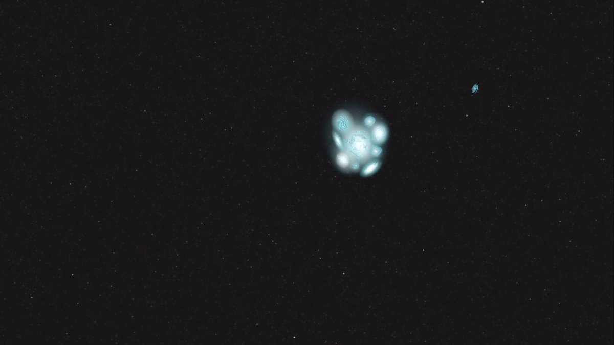 Take a closer look at gravitational lensing, nature’s magnifying glass! 🔍 Massive objects, like galaxy clusters, warp space and bend the light of objects farther away. This effect can reveal distant galaxies in the early universe. Credit: STScI.