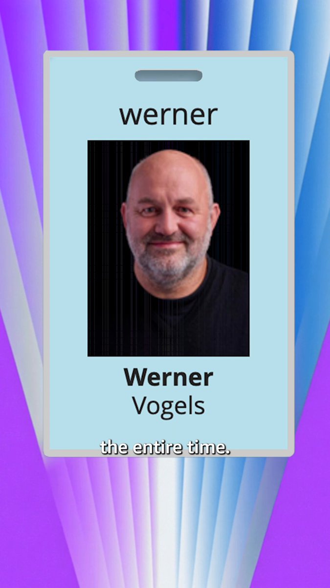 20 years ago, Dr. Werner Vogels almost hung up on Amazon. "It's just a bookstore. How hard can it be?" He went anyway. And realized AWS engineers were solving—in *production*—problems academia was still debating on whiteboards. That culture never changed. 🧵 A hypervisor bottleneck? Gone. Time sync in distributed systems? A problem the field said was unsolvable. Now it's invisible infrastructure millions rely on. Today? AI. How do you build trust into an agent that actually does what you expect? The hardest problems are always the ones no one sees being solved. Read more stories from Dr. Vogels: