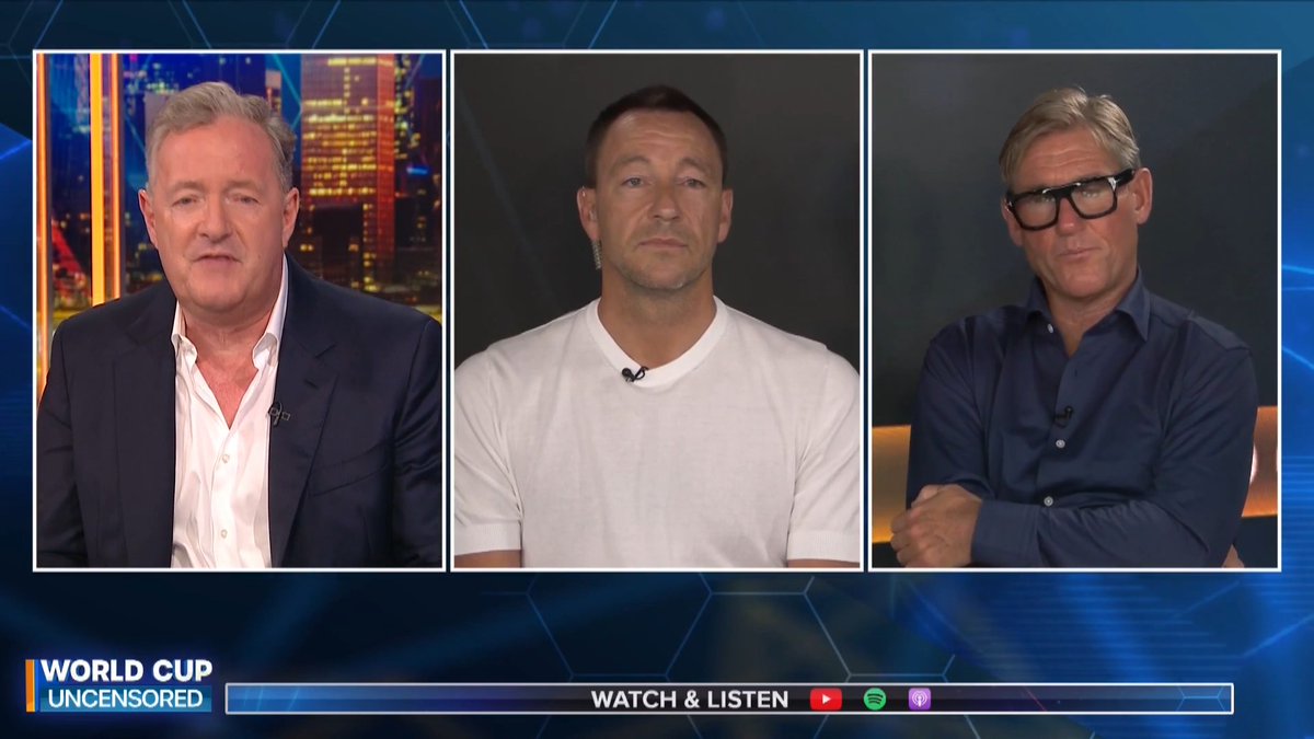 🗣️"He's just a surly PRICK!" Piers Morgan SAVAGES John Terry's former assistant manager and Scotland manager Steve Clarke for his reaction to Scotland's defeat against Brazil 👇 📺 Piers Morgan | Simon Jordan | John Terry