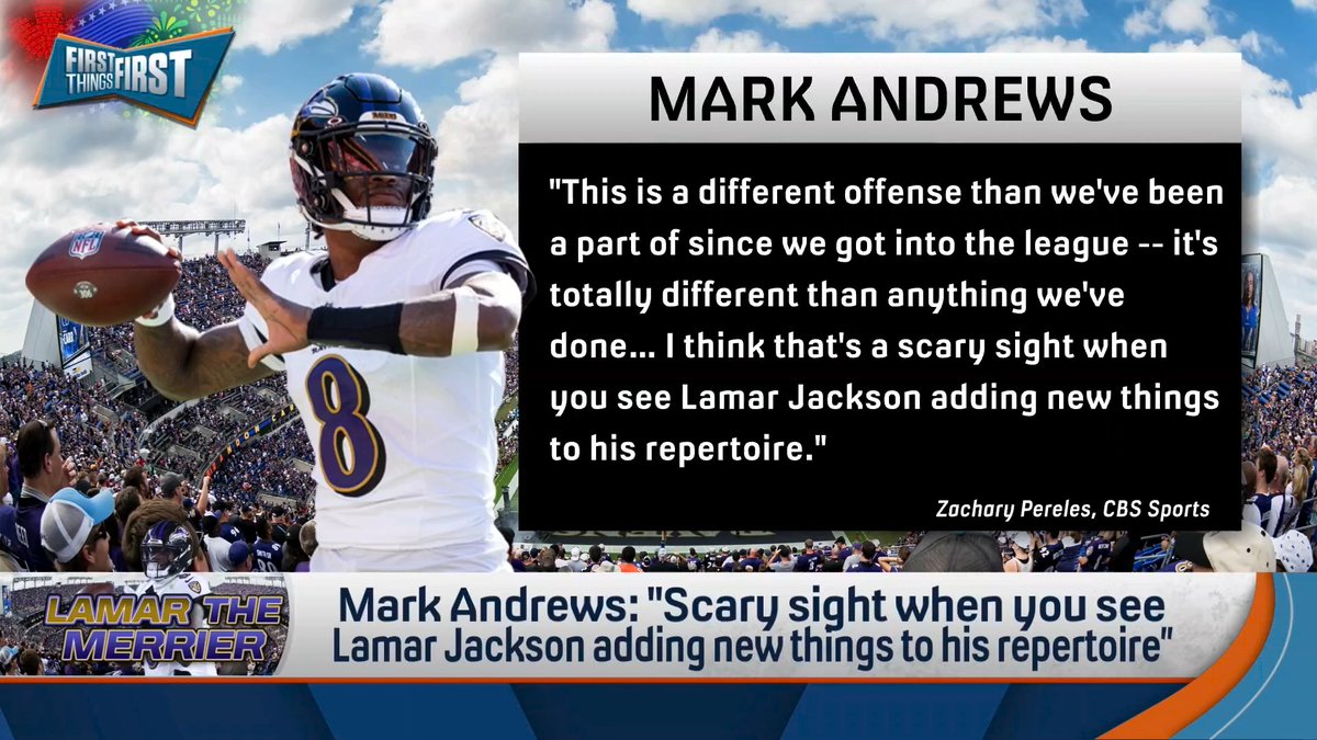 “If Lamar Jackson is healthy, he’s going to be in the MVP race. There’s no question about it. That’s what he does… I do think he’ll have a big year… My biggest question about Lamar is: will he get back to the running?” Chris Broussard explains: