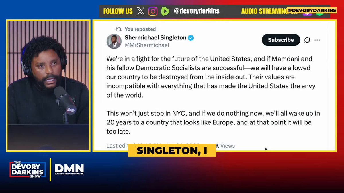 The rise of socialism inside the Democrat Party didn't happen overnight. It happened because Democrat leadership stopped delivering for the people they claim to represent. Chuck Schumer and Hakeem Jeffries spent years doing nothing but hating Trump. That became their only policy. Now they're watching their own base replace them with people even further to the left.