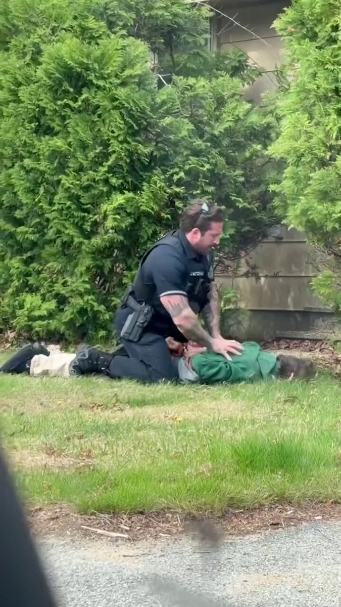 The Manchester Police Department placed Officer Justin Ketcham on administrative leave after a video shared on social media appeared to show him stepping on the back of 57-year-old Gary Miller while responding to a domestic call. A review is being conducted by the New Hampshire Attorney General's Public Integrity Unit.