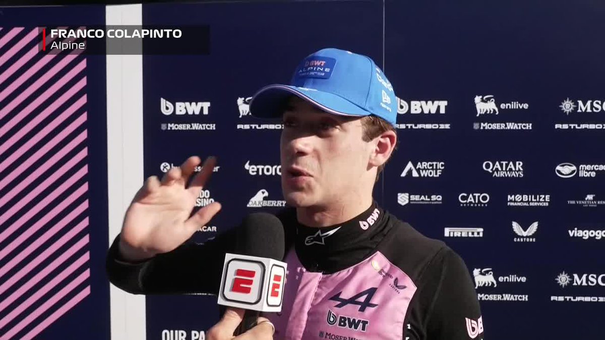 🗣️ ¡Franco Colapinto post prácticas en Austria! “Probé los dos alerones y casi no hubo diferencia.” “Hicimos cambios grandes para la FP2 porque el auto no iba bien […] y fue todo peor todavía.”
