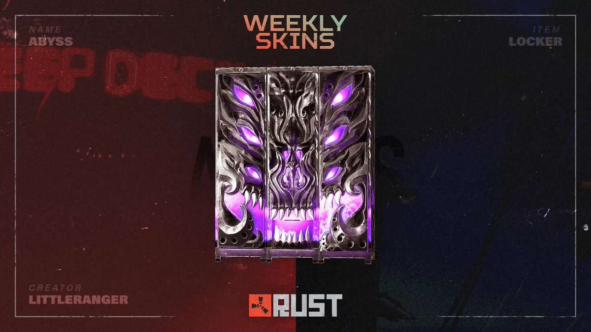 The week's batch of community-designed skins has landed on the Steam Item Store! 🔥☢️🔫 Available for a limited time only! Grab yours here: