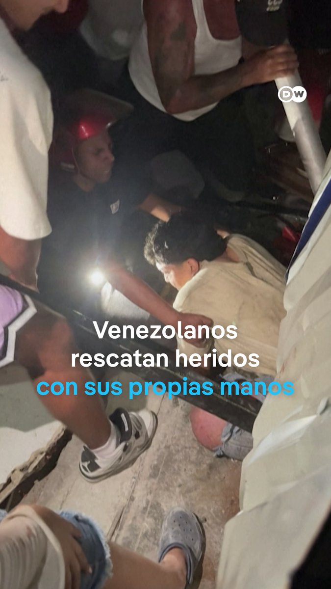 En Venezuela se desentierra a supervivientes solo con las manos Los terremotos han revelado la limitada capacidad de respuesta del Gobierno venezolano. Grupos de rescate de varios países comienzan a llegar al país.