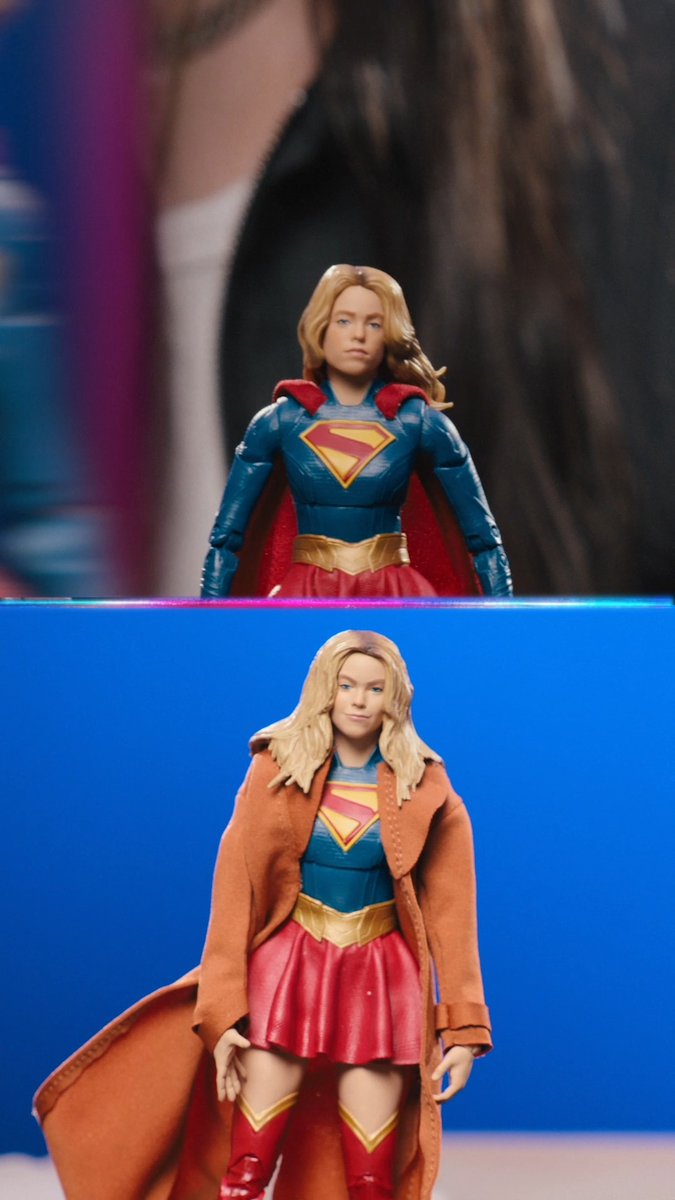 Some of the incredible cast members from DC Studio's Supergirl were able to check out McFarlane Toys' collectible action figures based on the film! You can grab yours in-stores and online today at select retailers. ➡️ Supergirl is out in theatres TODAY! #McFarlaneToys #Supergirl #DCStudios