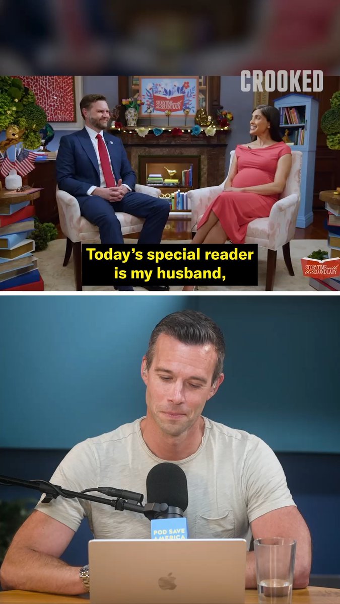 JD Vance meets his wife for the first time.
