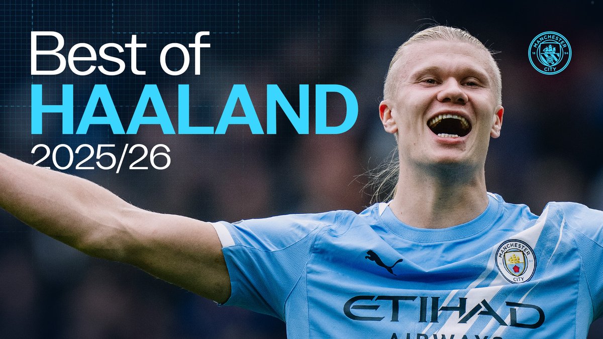 Let's take a look at our very own Erling Haaland's finest moments from the 25/26 season 🇳🇴💫