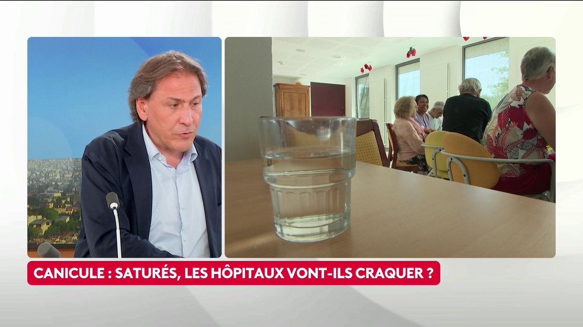 🔴 Canicule : "Mon inquiétude, c'est de savoir ce que nous découvrirons en rouvrant les portes des domiciles, comme en 2003. Heureusement, les EHPAD n'ont plus rien à voir avec la situation de 2003", note Jérôme Guedj, député PS de l'Essonne. #ToutEstPolitique #canal16