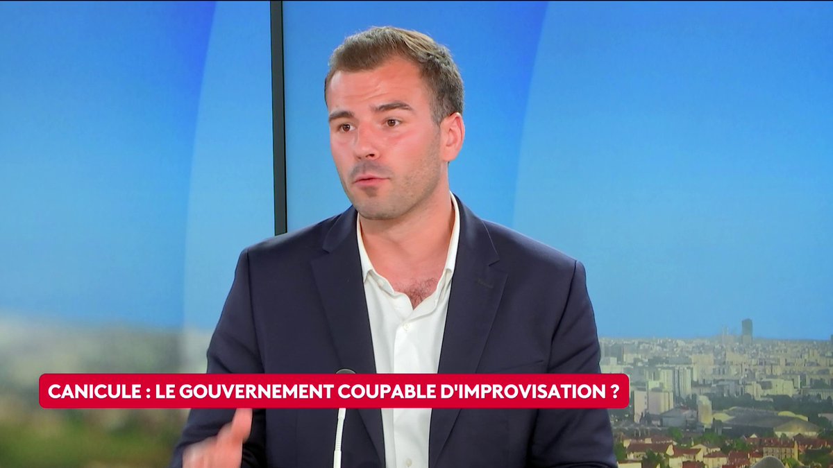 🔴 Canicule : "Quand il y a le feu dans la maison, on prend un extincteur. Réduire les émissions et recourir à la climatisation ne sont pas des politiques contradictoires", estime Jérôme Guedj, député PS de l'Essonne. #ToutEstPolitique #canal16