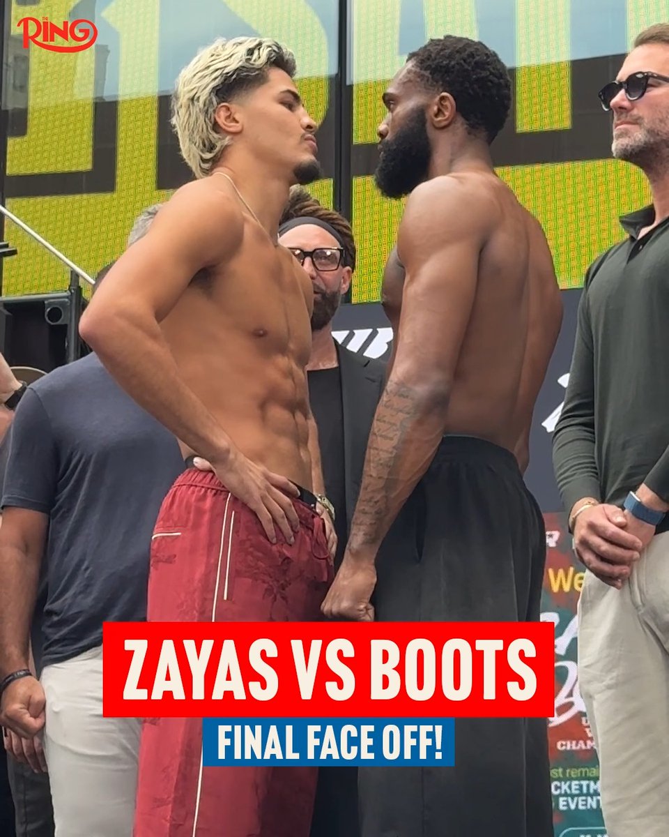TOMORROW NIGHT FROM BROOKLYN 🔥 Xander Zayas and Jaron ‘Boots’ Ennis face off for the final time ahead of their clash for the WBA and WBO junior middleweight titles on DAZN 🇵🇷🇺🇸