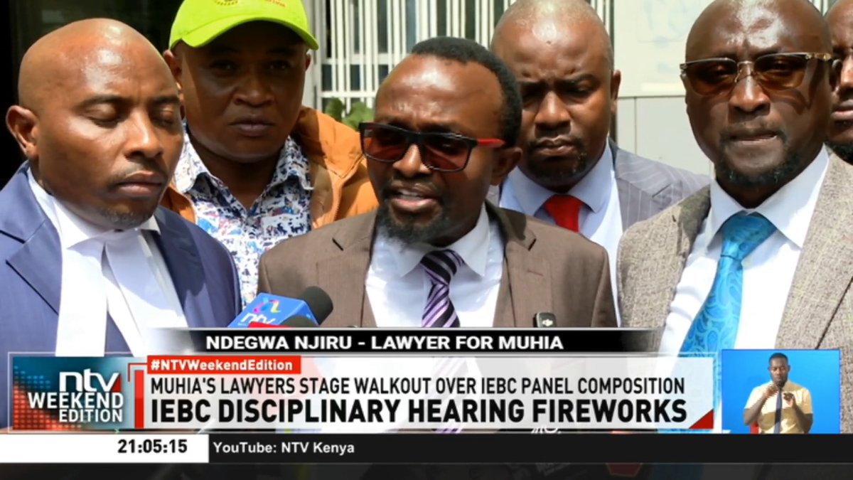 A dramatic standoff unfolded at the IEBC headquarters as disciplinary action against Kipipiri MP Wanjiku Muhia descended into chaos. Defense team vows to move to the High Court over the legality of the committee hearing the case #NTVWeekendEdition David Muthoka