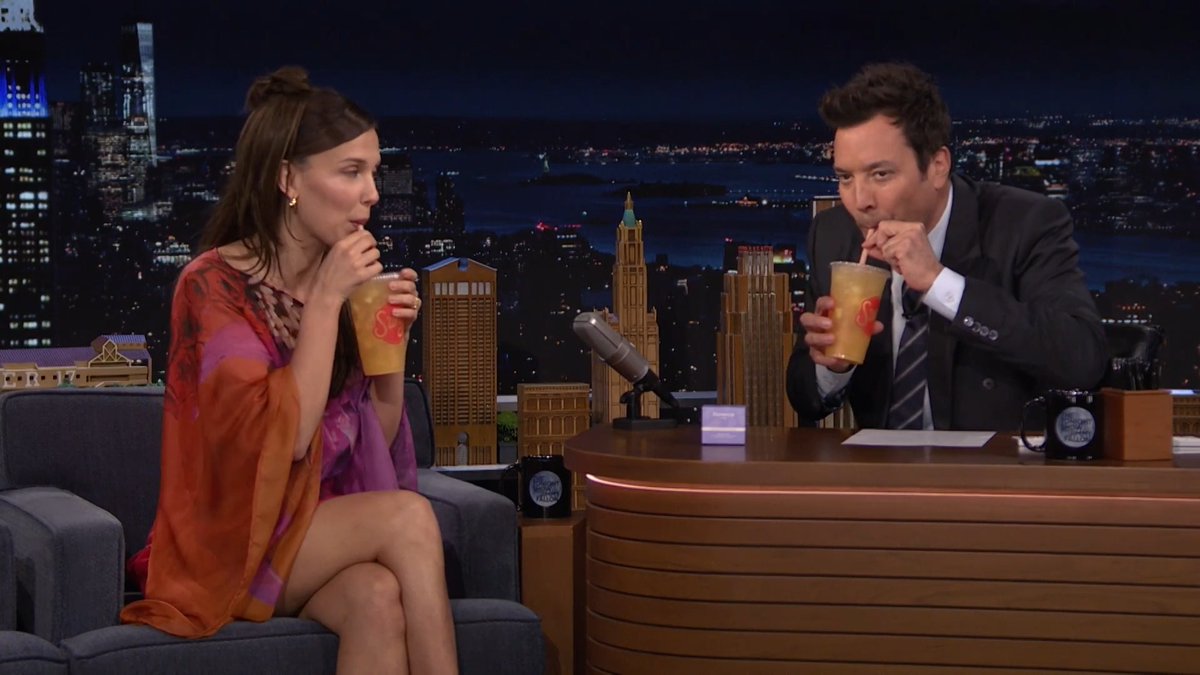 florence by mills + Swig = the dream team 🍍 #FallonTonight