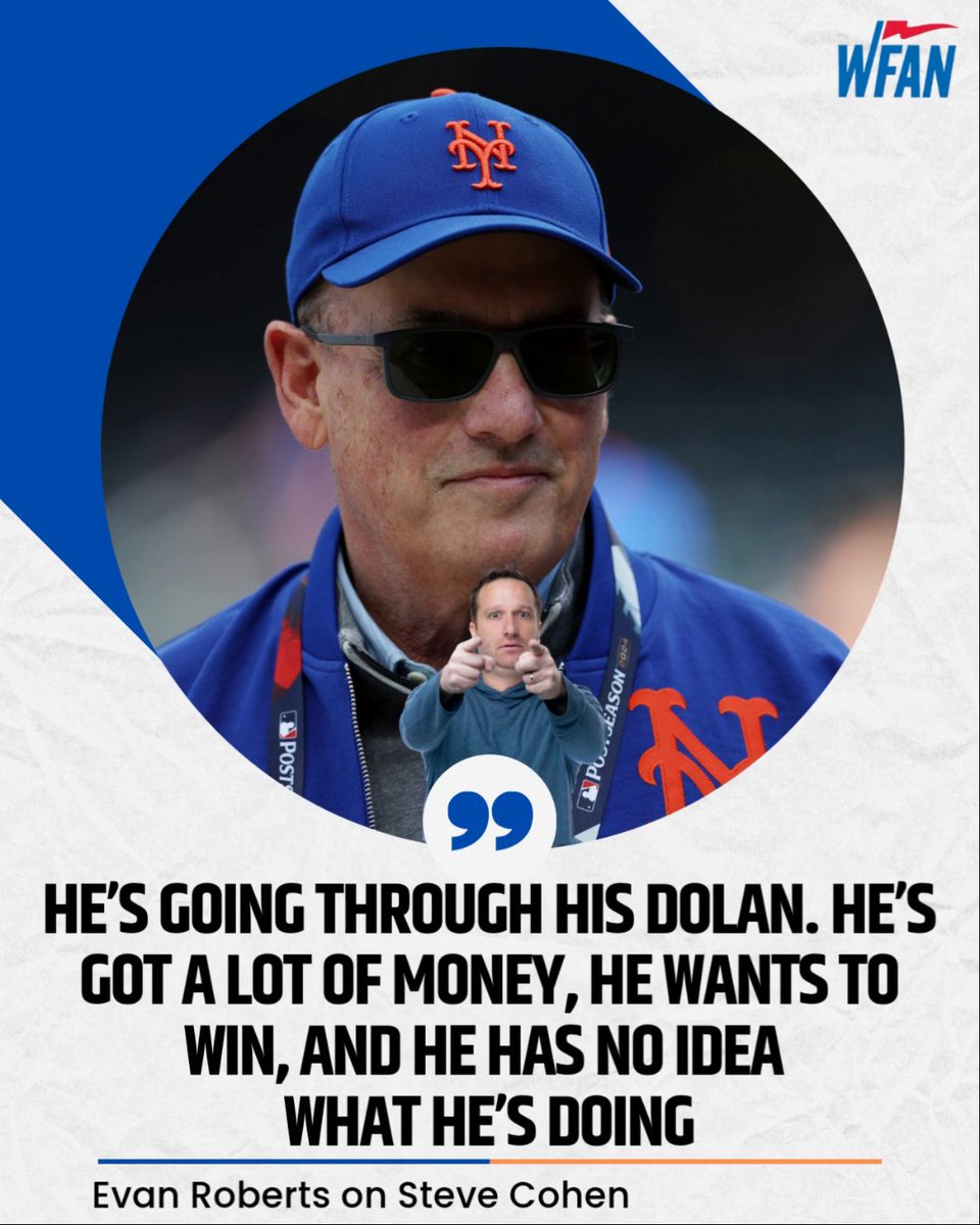 Evan says Steve Cohen is like James Dolan in his early years, and doesn't trust he would be able to find the right person for the job if he were to ever fire David Stearns: