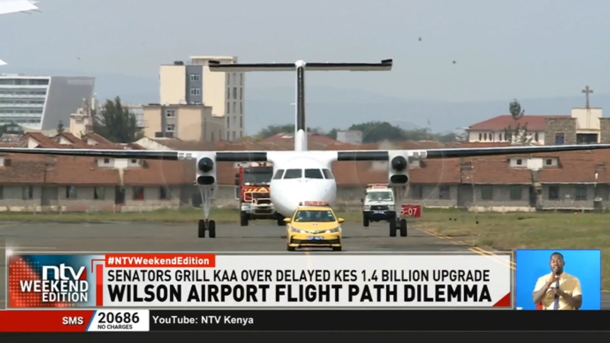Wilson Airport Flight Path Dilemma State weighs demolishing 41 buildings or changing flight paths Proposed route changes could send planes over National Park Senators grill KAA over delayed Sh1.4bn upgrade #NTVWeekendEdition Michelle Ngele-Odhiambo