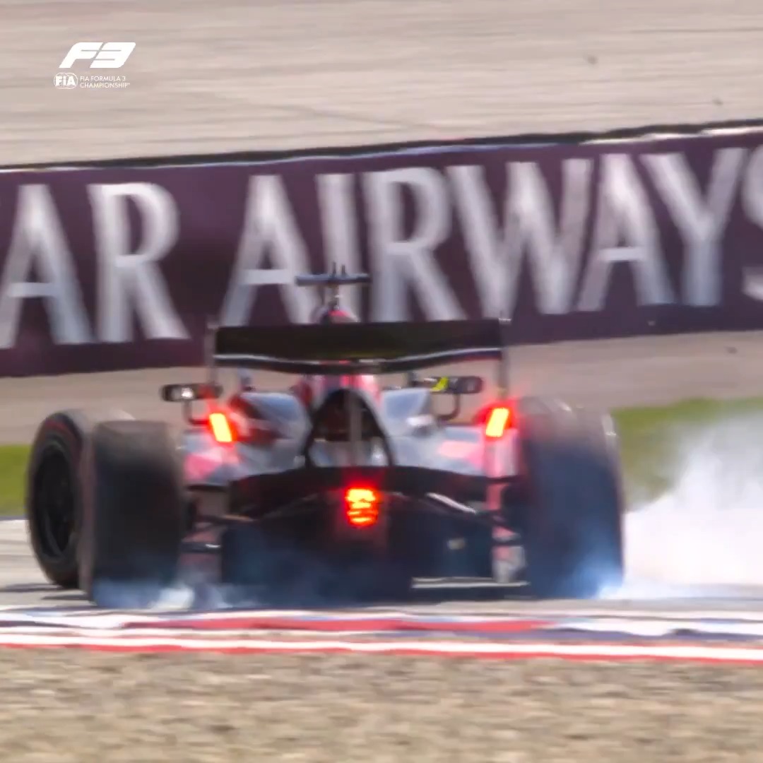 Taito was on for a lap that would have put him in the top places until this dramatic spin at Turn 9 😔 Thankfully, he still qualified in the top 10 and has two races to look forward to around a track where overtaking is possible 👊 #F3 #AustrianGP