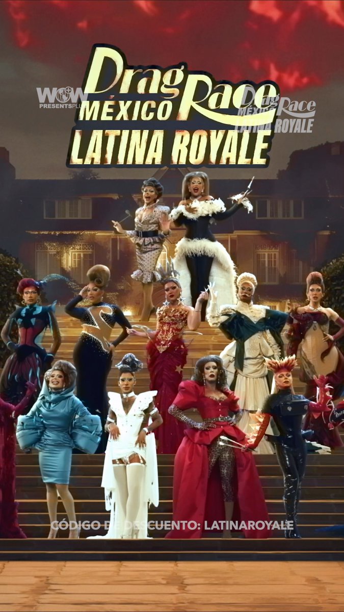 ¡Niñas, compórtense! 🌎🔥 Taiga Brava ✨ @lalolitabanana Meet The Queens de Drag Race México: Latina Royale ya disponible: ➡️ 30% OFF con LATINAROYALE #DragRaceMexico: Latina Royale estrena el 30 de julio. 🌎 WOW Presents Plus en todo el mundo