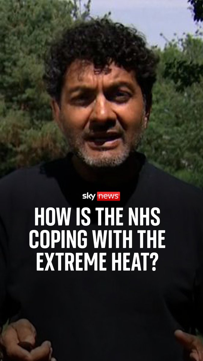 Several hospitals have declared critical incidents as the UK faces record-breaking summer temperatures. How is the NHS coping with the extreme heat? Sky's Ashish Joshi reports. Heatwave latest: