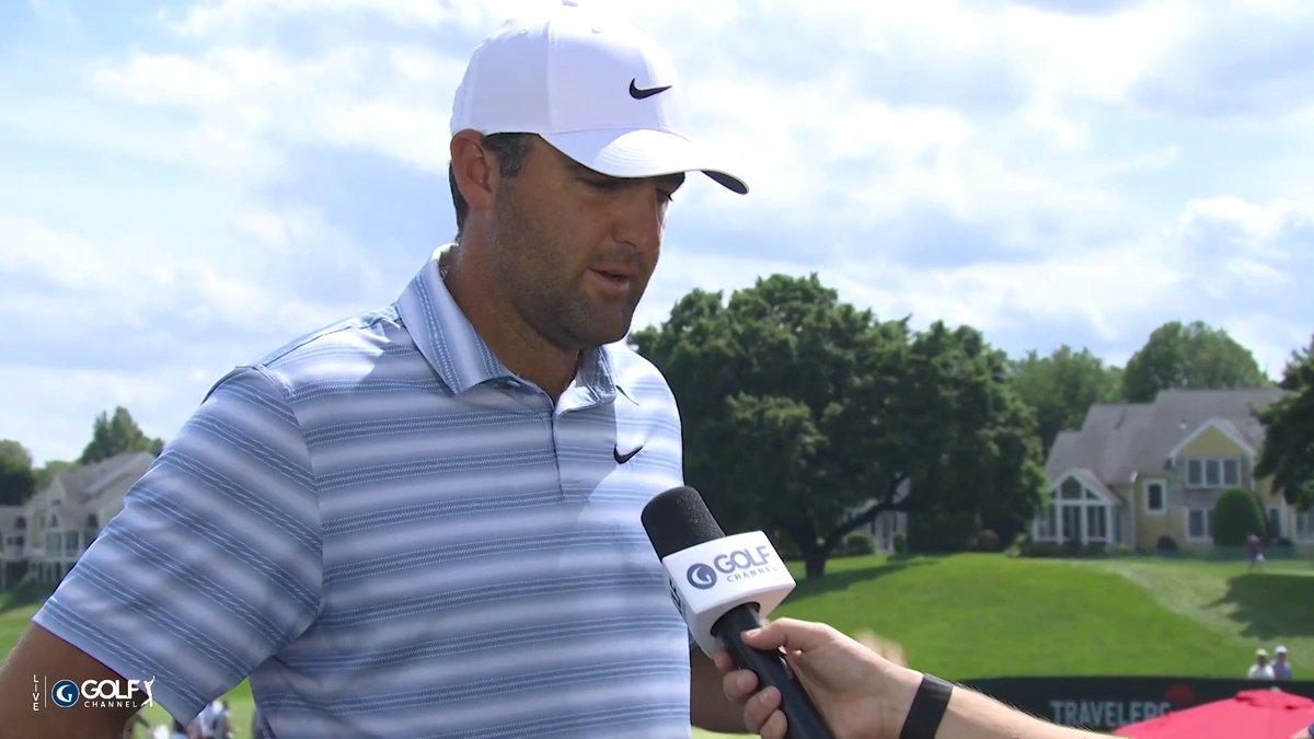 Scottie Scheffler walks us through his scorching second-round 60 at TravelersChamp that fell just short of 59 🎥