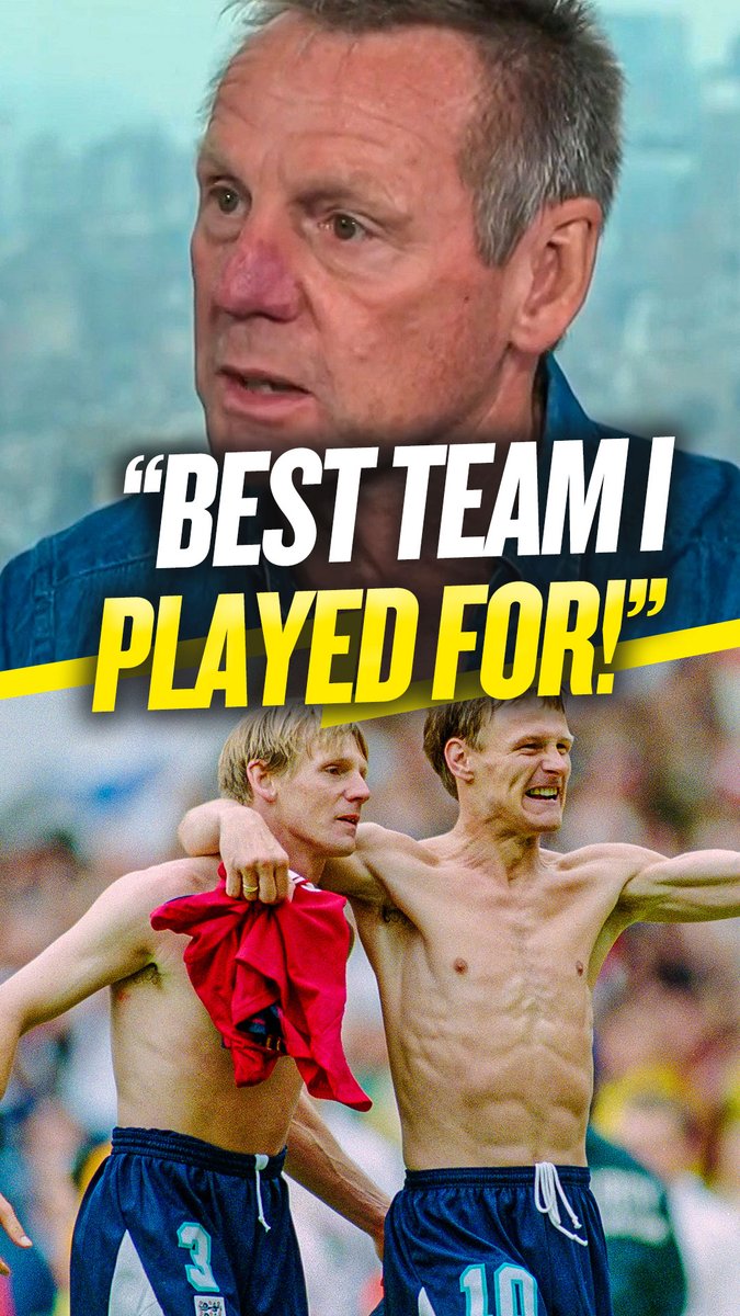 Stuart Pearce says England 96 was the best team he ever played for!