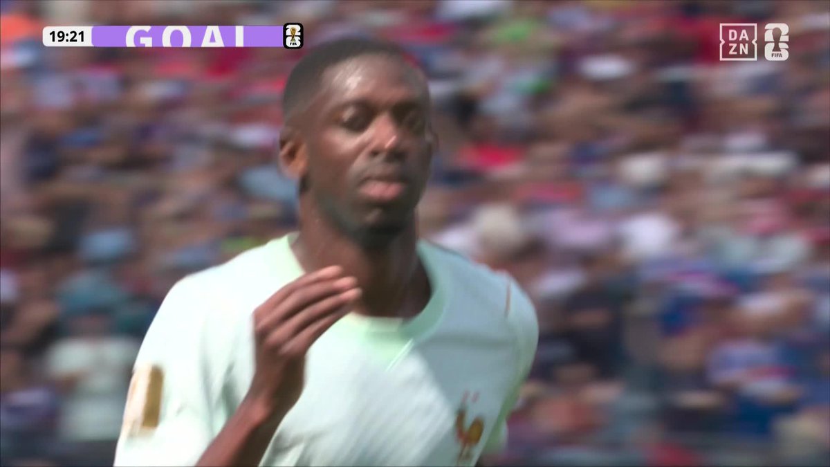 今度は左足😳 フランス追加点🇫🇷 デンベレが決める 🏆️#FIFAワールドカップ グループI 🆚ノルウェー×フランス 📱#DAZN ライブ配信中 ※6/30(火) 2:00「ブラジル×日本」戦は DAZNで無料ライブ配信(登録不要) #本気で楽しむならDAZN コカ・コーラ