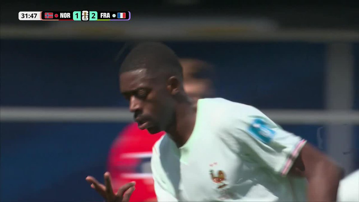 “Dembele” Porque Dembele realizó el 3er gol para francia en 30 minutos.