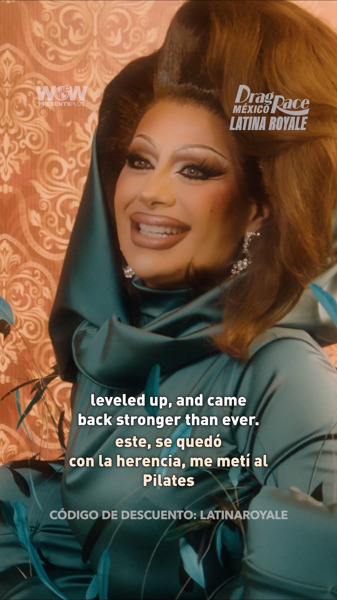 Representando a México y Drag Race México: REGINA VOCE 🇲🇽 Regina Voce Meet The Queens de Drag Race México: Latina Royale: ➡️ 30% OFF con LATINAROYALE #DragRaceMexico: Latina Royale estrena el 30 de julio. 🌎 WOW Presents Plus en todo el mundo