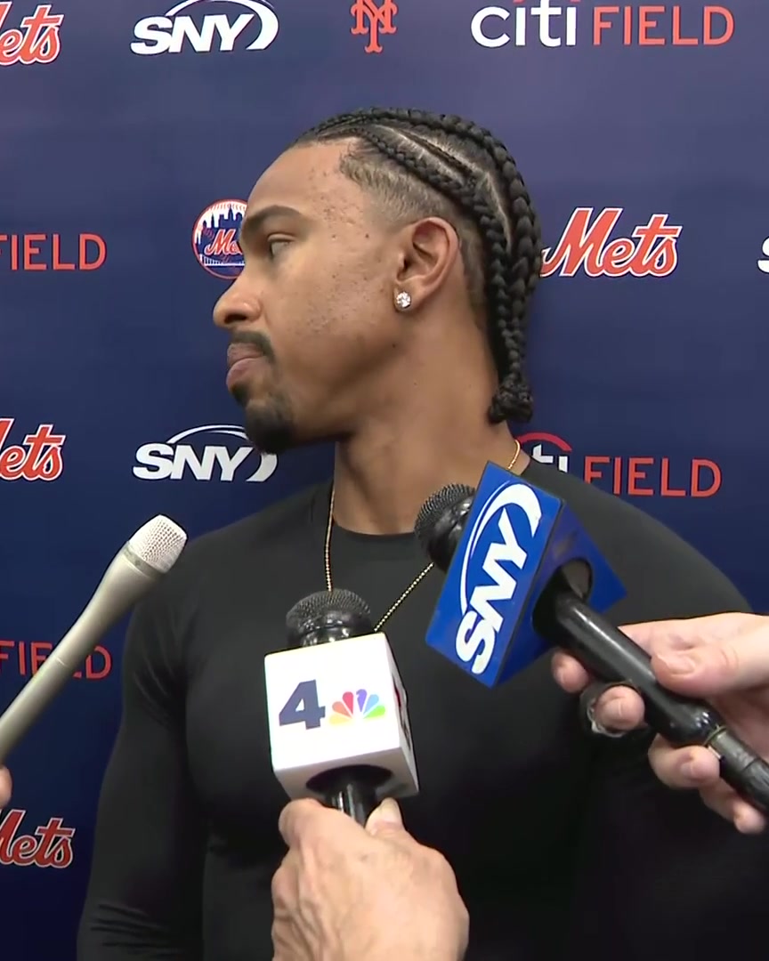 Francisco Lindor was asked for his message to Mets fans: "To stick with us. We haven't performed to the way we're supposed to be performing. We're going to continue to fight day in and day out. The season is not over."