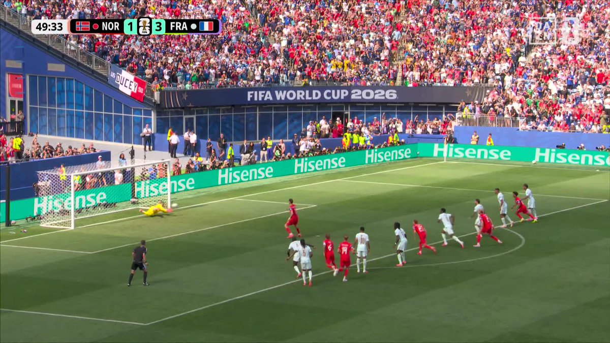 ストップ✋ ノルウェーがPK獲得も メニャンが止める🇫🇷 🏆️#FIFAワールドカップ グループI 🆚ノルウェー×フランス 📱#DAZN ライブ配信中 ※6/30(火) 2:00「ブラジル×日本」戦は DAZNで無料ライブ配信(登録不要) #本気で楽しむならDAZN コカ・コーラ