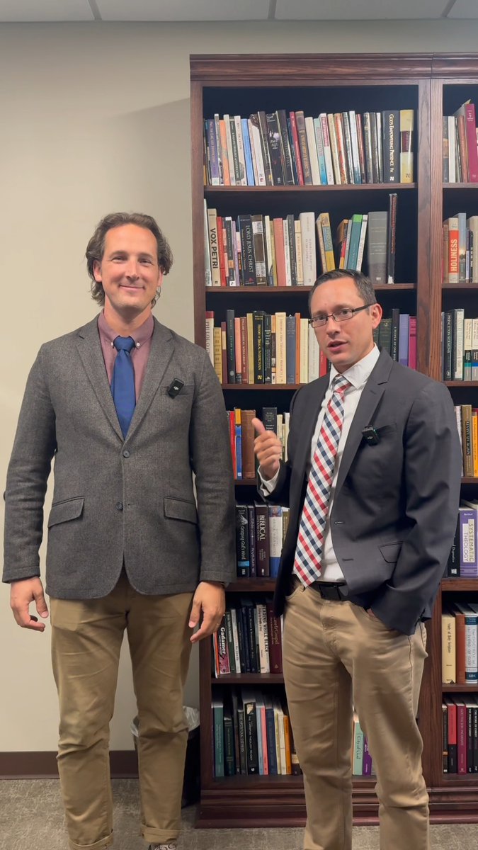 We enjoyed having Dr. Bobby Jamieson on campus this week! Dr. Peter Gurry got to chat with him for some rapid‑fire questions, a fun way to introduce our newest faculty member to YOU!