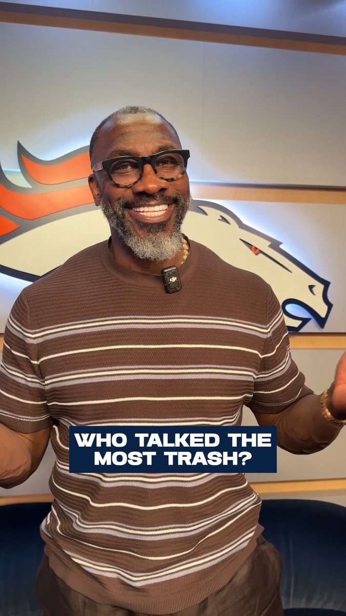 Biggest trash talker? No brainer 🤣 shannon sharpe x Broncos Legacy