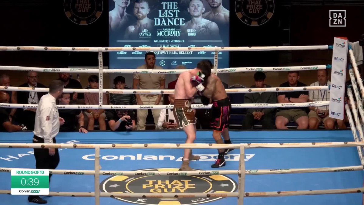 FIREWORKS IN ROUND 9 😤🔥 #McCroryBudera | Live NOW on DAZN ▪️