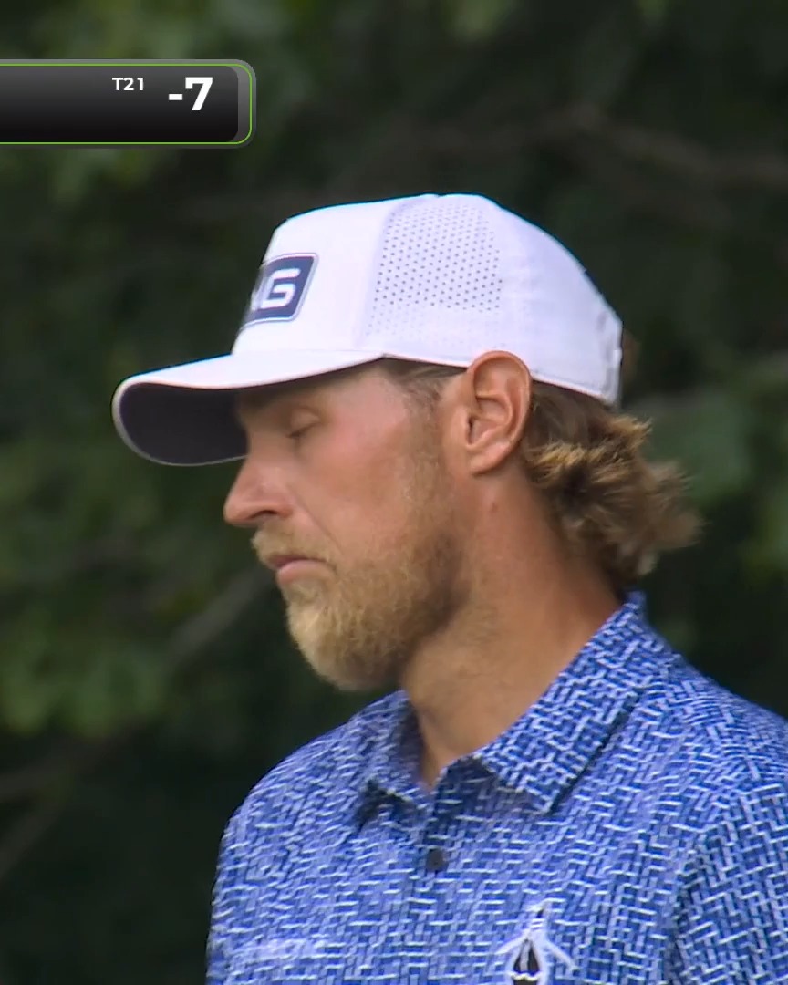 298 yards ➡️ almost IN!! Kristoffer Reitan barely misses an ace on the par-4 15th.