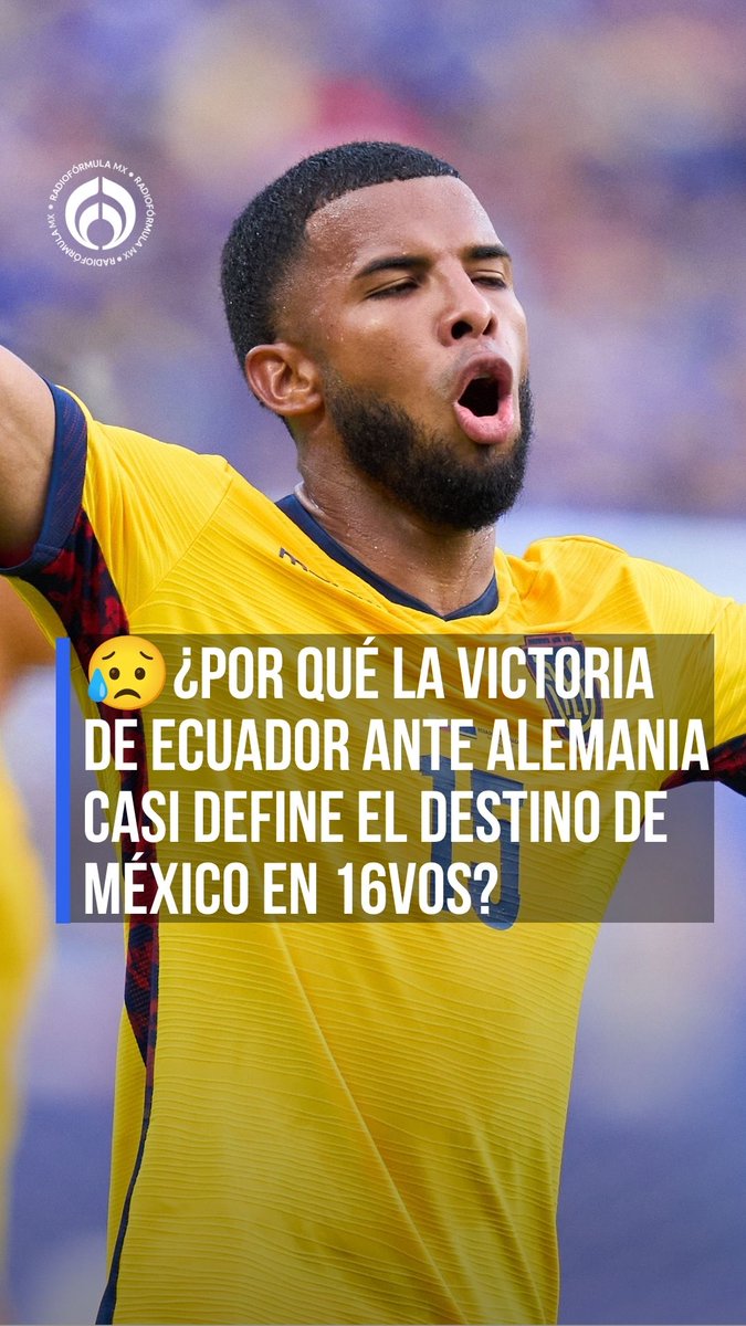 ¿Ya nos cayó el chahuistle?😥 La victoria de Ecuador sobre Alemania cambió casi por completo el destino de México en el Mundial... y el panorama ya no pinta nada fácil. ⚽ #RFmx #LaNota Aquí más info: