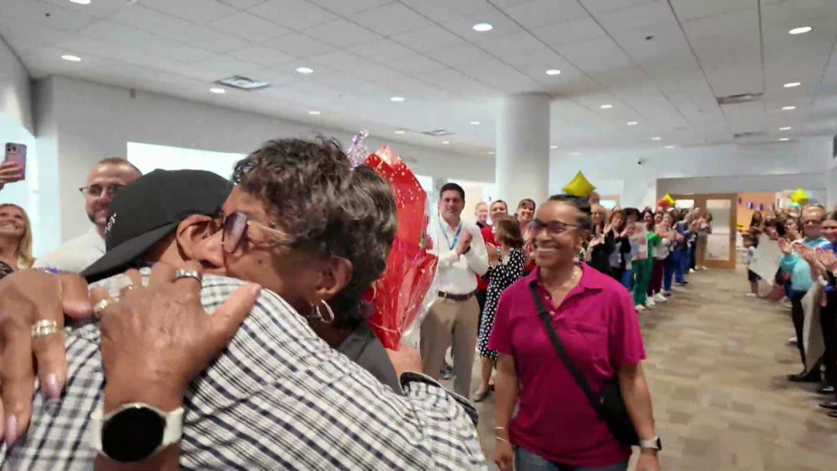 Wynola Wayne spent 58 years as a nurse with Nationwide Children's Hospital before deciding to retire. Then, one of her very first patients walked through the door, giving her a new title. Steve Hartman is On the Road in Columbus, Ohio.