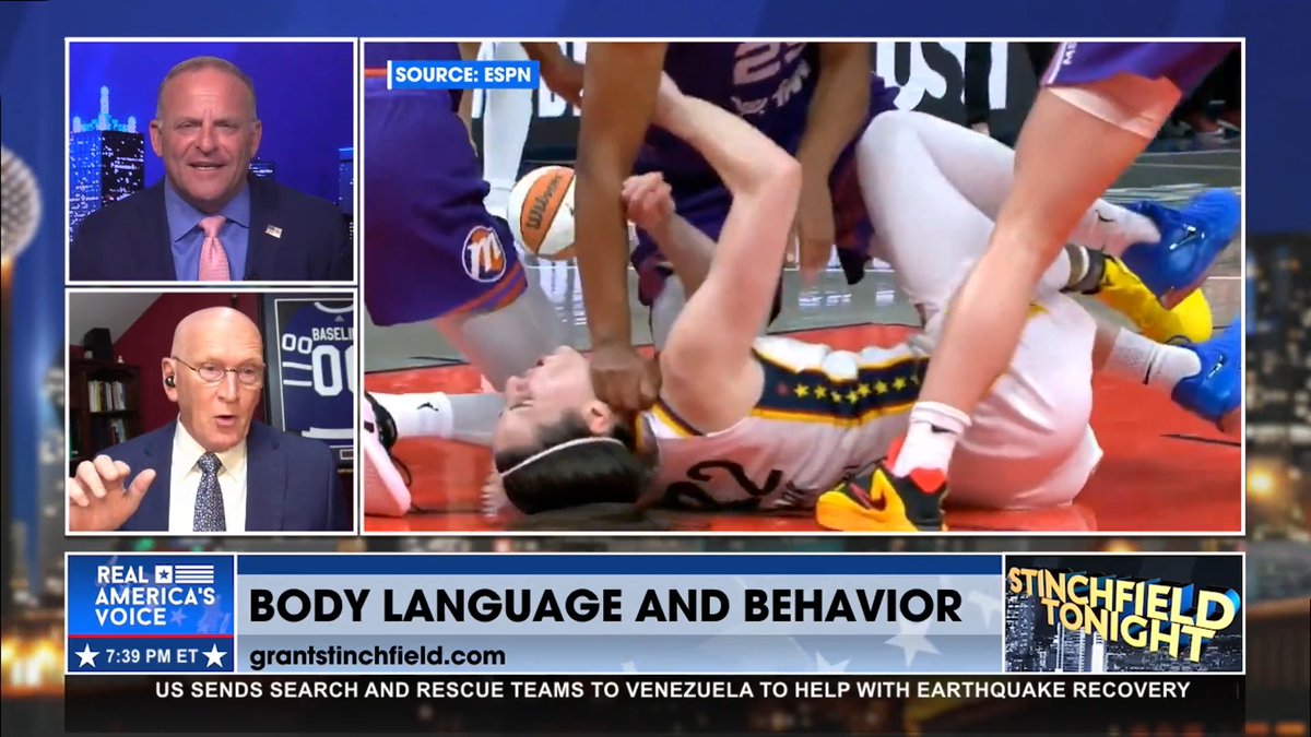 CAITLIN CLARK WAS A TARGET Gregory Hartley argued that the play involving Caitlin Clark showed clear intent, pointing to what he described as a focused target, visible anger cues, and deliberate movement. "She's a target. Look at it, you can't miss it." Grant Stinchfield