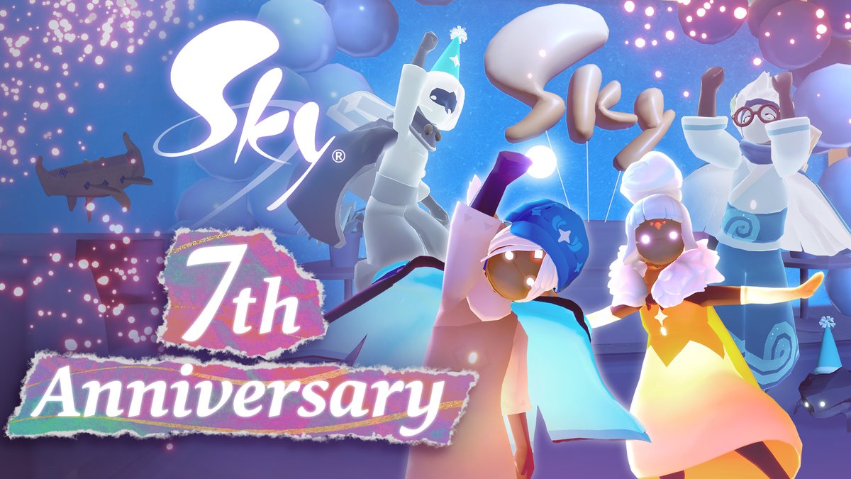 🎂 This July, soar to new heights during Sky’s 7th Annviersary! 🦋 What activities are you excited for!? 🤩
