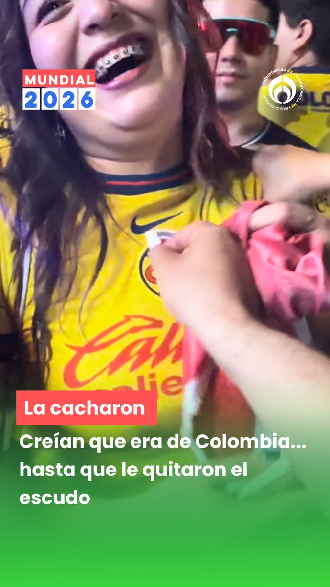 La cacharon 🤣 Creían que era de Colombia... hasta que le quitaron el escudo 👀 #RFmx #Imperdible