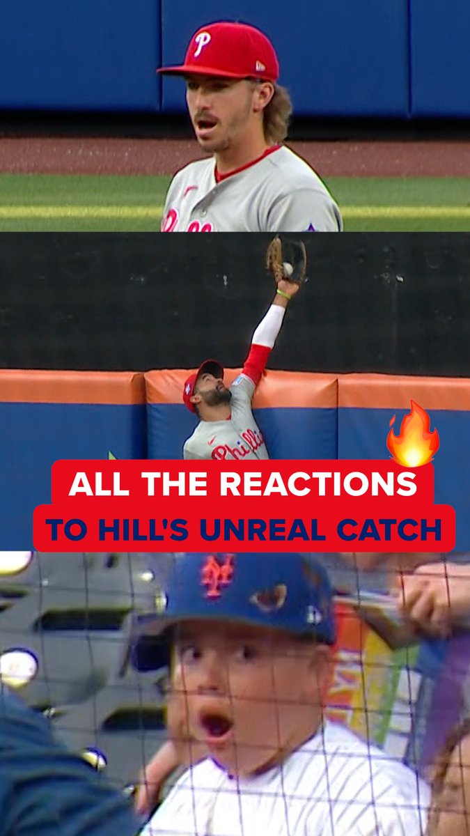Come for the catch, stay for the Mets fans' reactions 😂