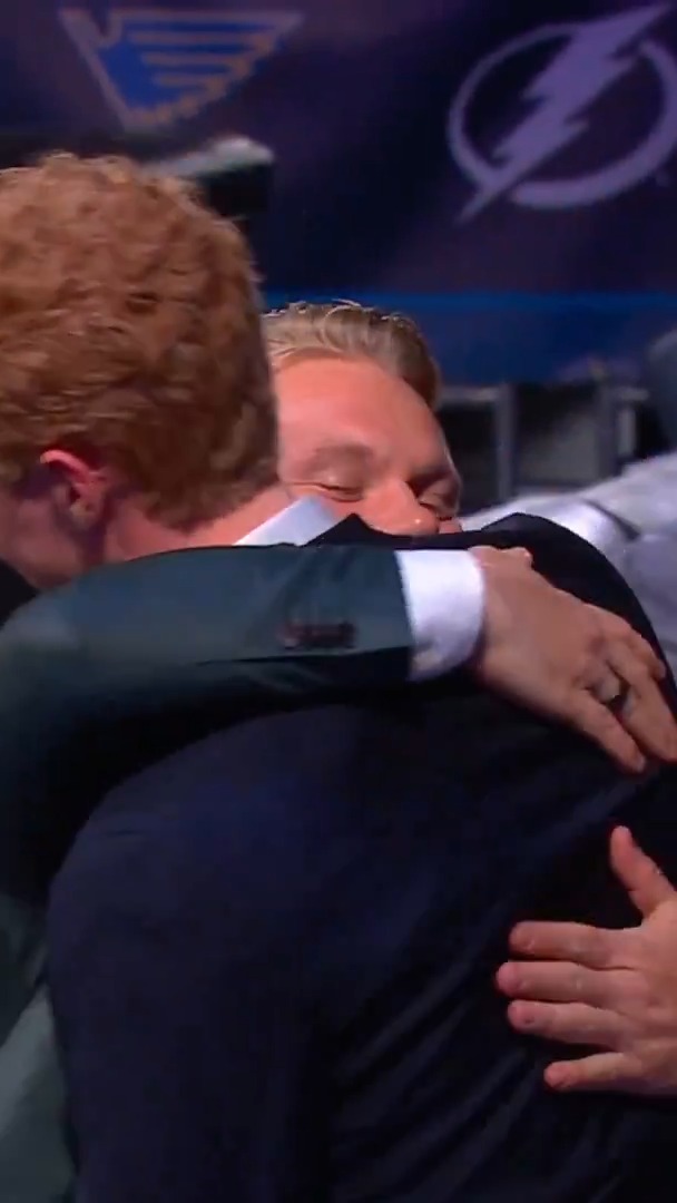 The moment Malte Gustafsson became an Islander.