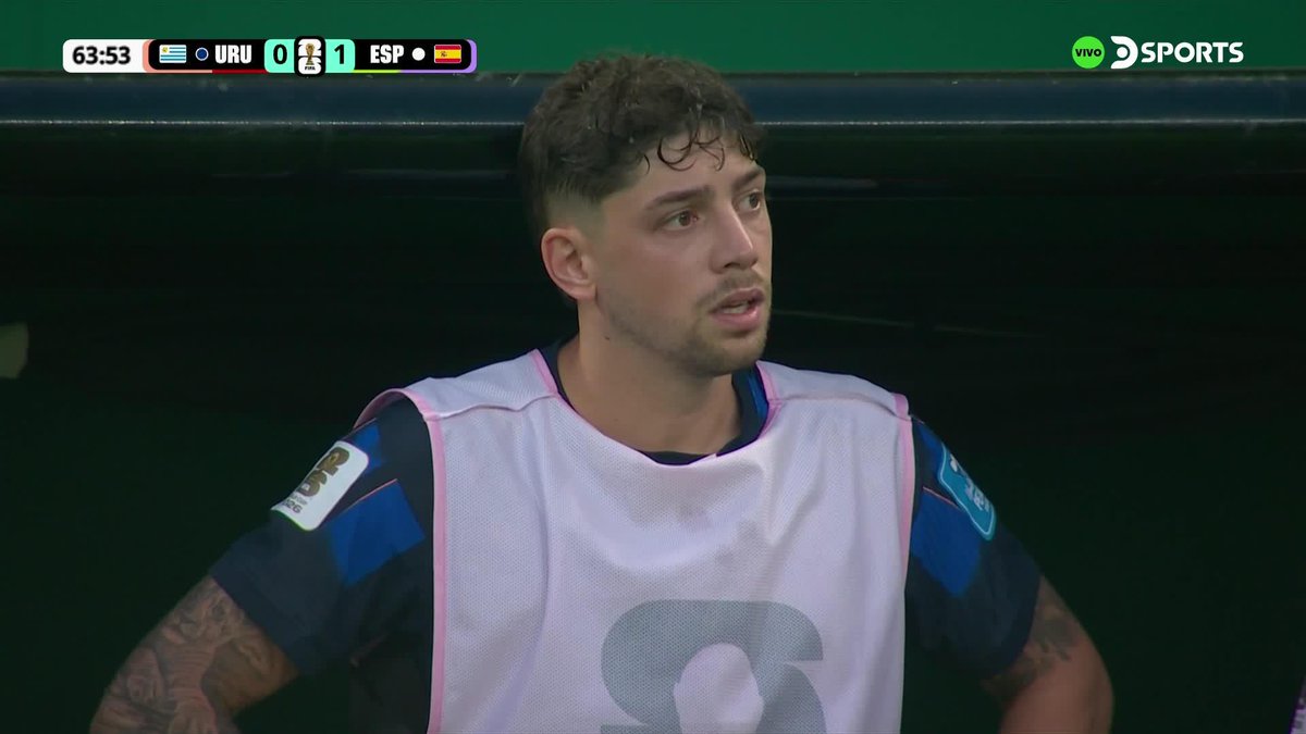 La frustración de Valverde al salir de la cancha… 🗣️⚠️