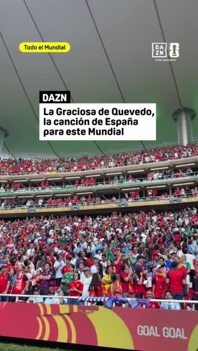 🇪🇸 LA GRACIOSA DE QUEVEDO, LA CANCIÓN DE ESPAÑA PARA EL MUNDIAL 🎵 La roja se decanta por el tema del canario como canción para que suene en los estadios por cada gol de La Roja 🎤 Cada selección ha decidido una canción diferente que les represente a lo largo de todo el mundial