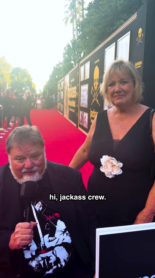 we love you, phil and april. thank you for rolling with all the shenanigans over the years! #jackassbestandlast