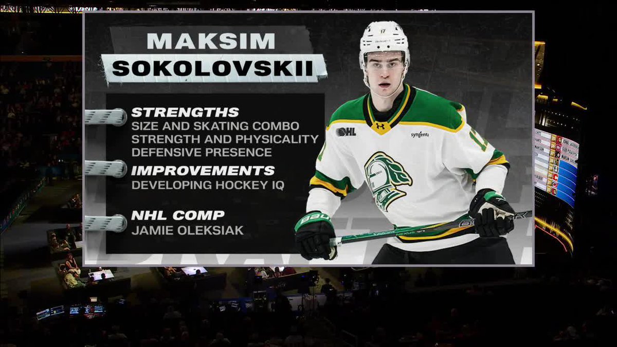 You can't teach size and Maksim Sokolovskii is bringing it to Philly. #NHLDraft | Xfinity
