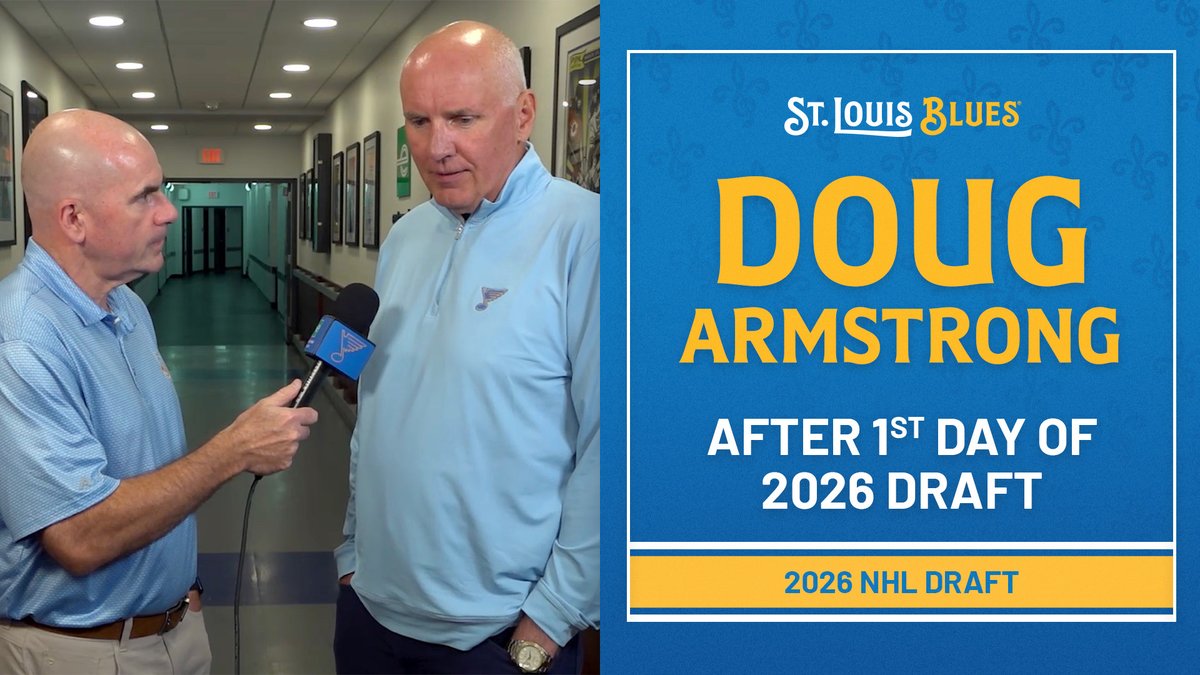A trade for Mason McTavish and two first-round picks made... it was a big night for Doug Armstrong and the Blues. #NHLDraft #stlblues