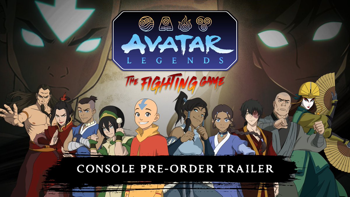 Avatar Legends: The Fighting Game launches July 23rd. 👊 12 unique fighters 🌎 Rollback netcode + crossplay 📚 Brand-new story mode 🎨 900+ hand-drawn frames per fighter 🔥 Year One DLC Fighters Revealed Pre-Order Now! Avatar Legends: The Fighting Game